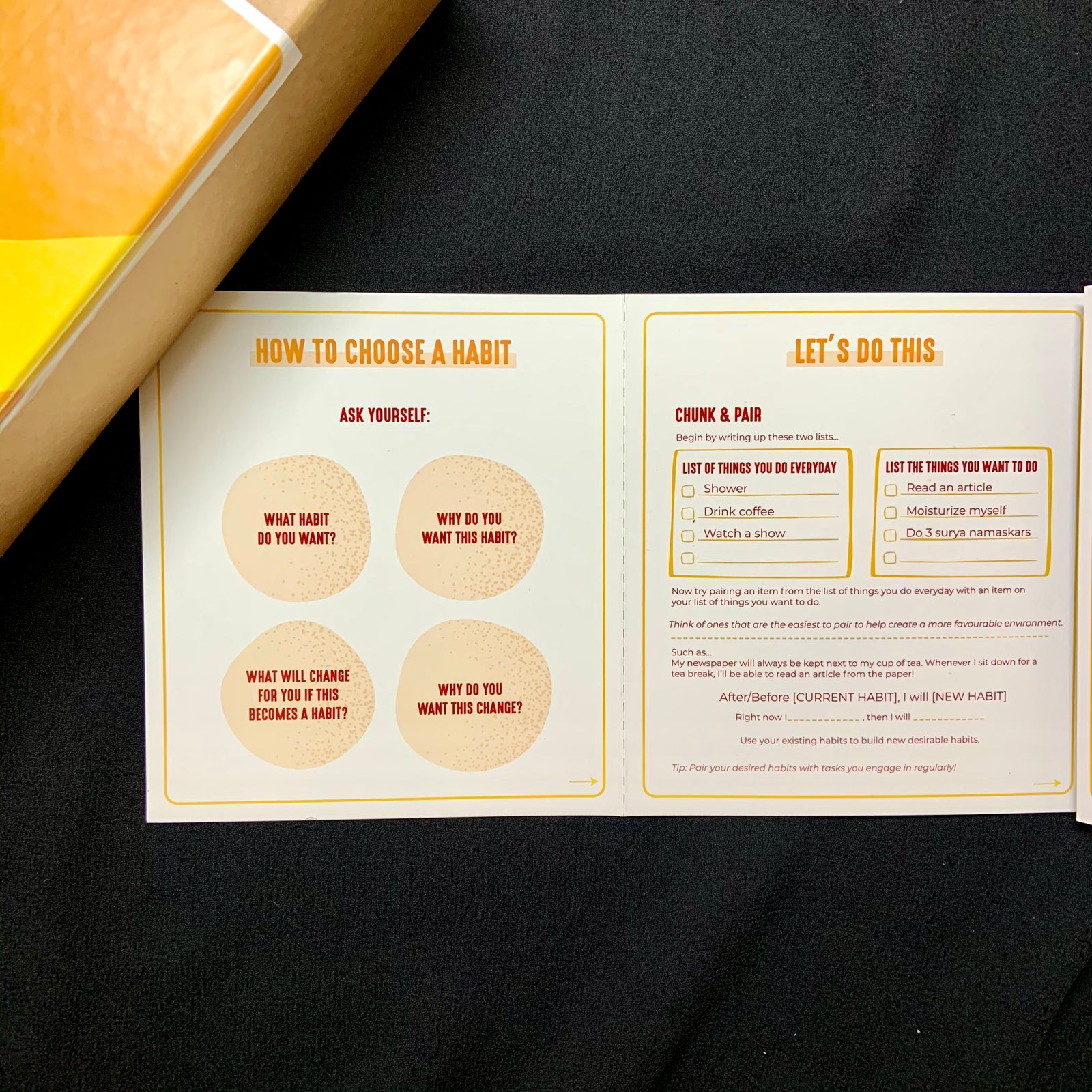 The Thought Box for Habit Formation