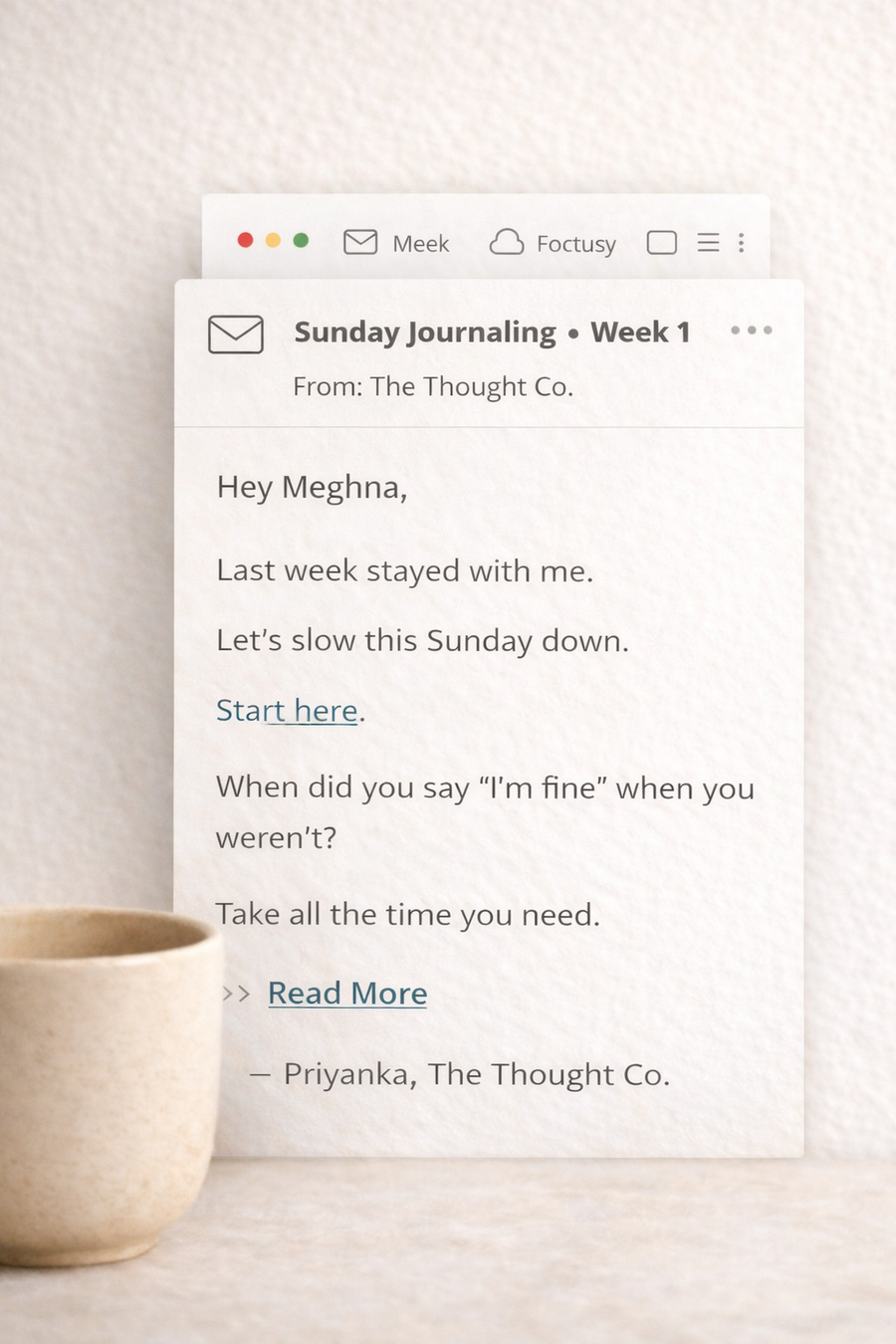 Sunday Journaling Series – A 12 Week Guided Journey Into Yourself