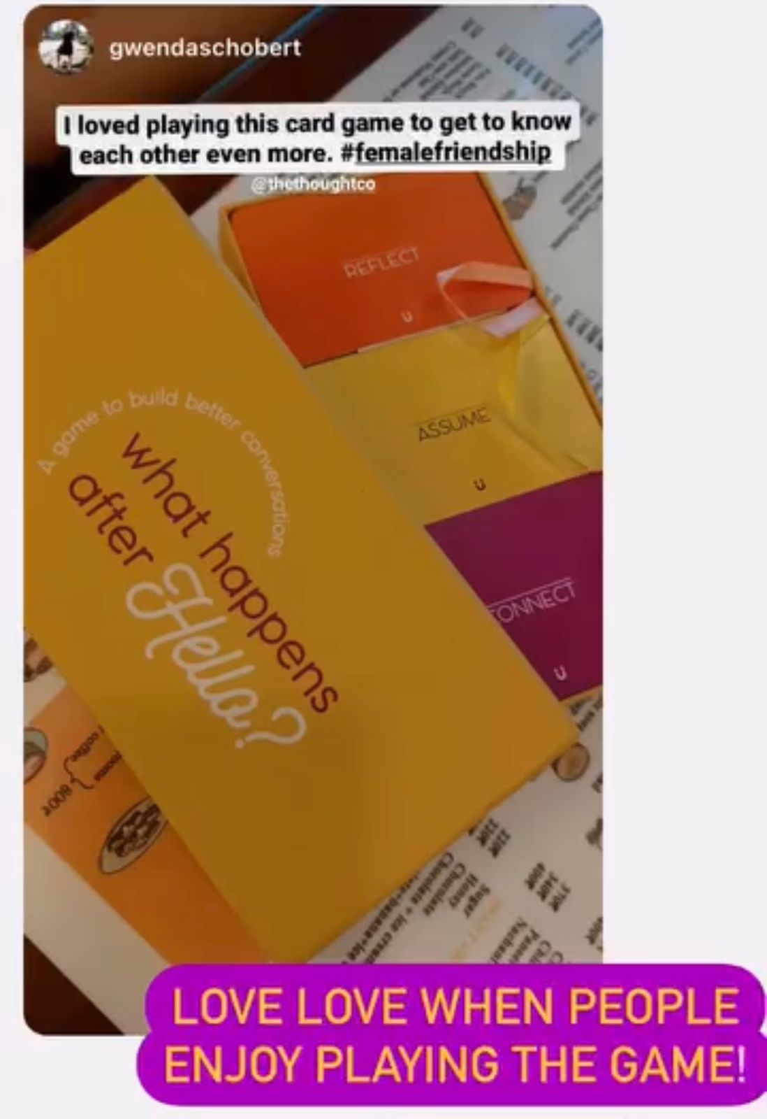 Community feedback screenshot