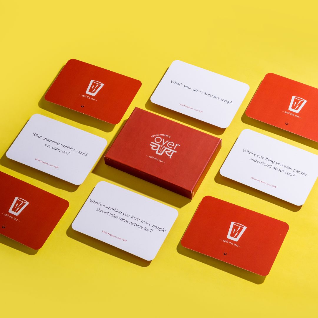 What happens over chai?