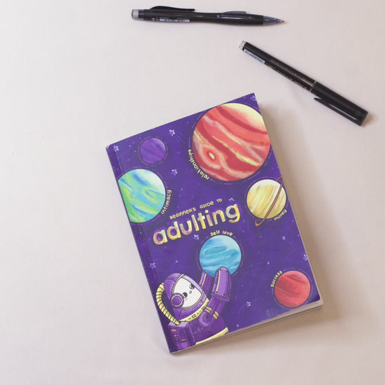 Beginners Guide to Adulting is your 101 guide to everything that comes into being an adult. This explorative journal uses activities, reflective prompts, check-lists and free space to get you thinking about your life and nudging you towards doing something about it. 