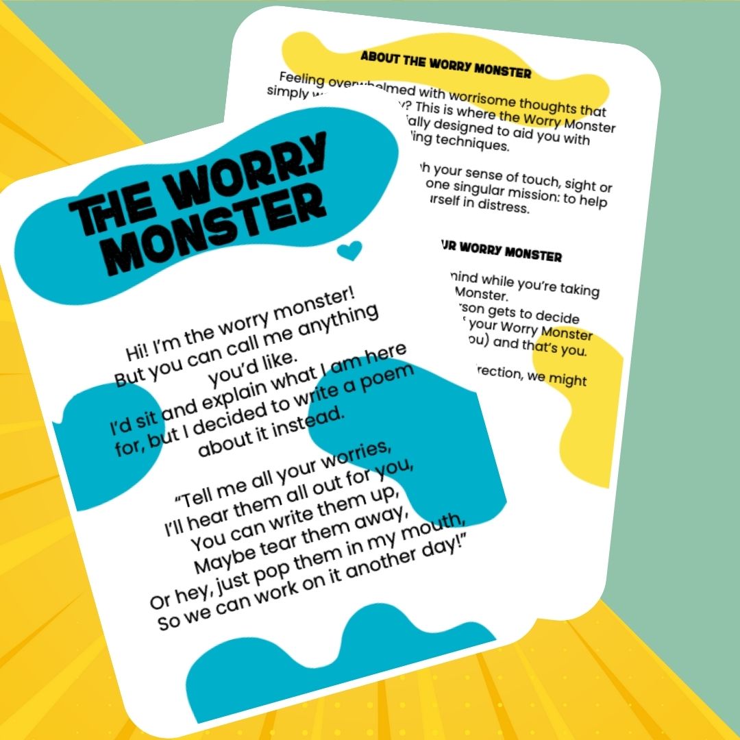 Worry Monster - Sensory Toy for Grounding - The Thought Co.